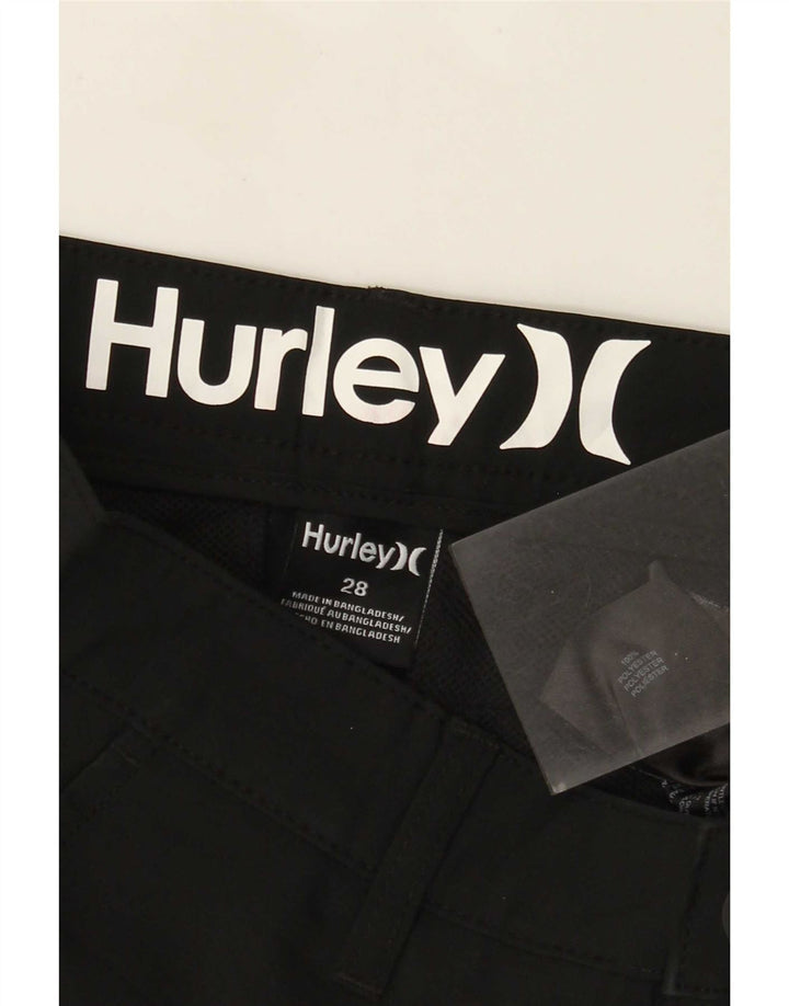 Męskie spodenki chino Hurley W28 Small, czarny poliester