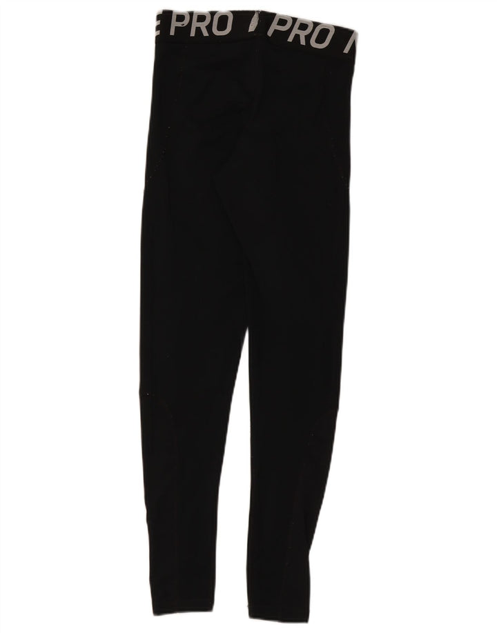 Damskie legginsy Nike Dri Fit Graphic UK 14, średnie czarne