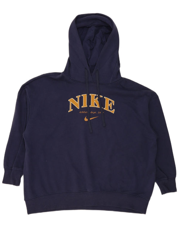 Męska bluza z kapturem Nike Graphic Loose Fit XL, granatowa, bawełniana