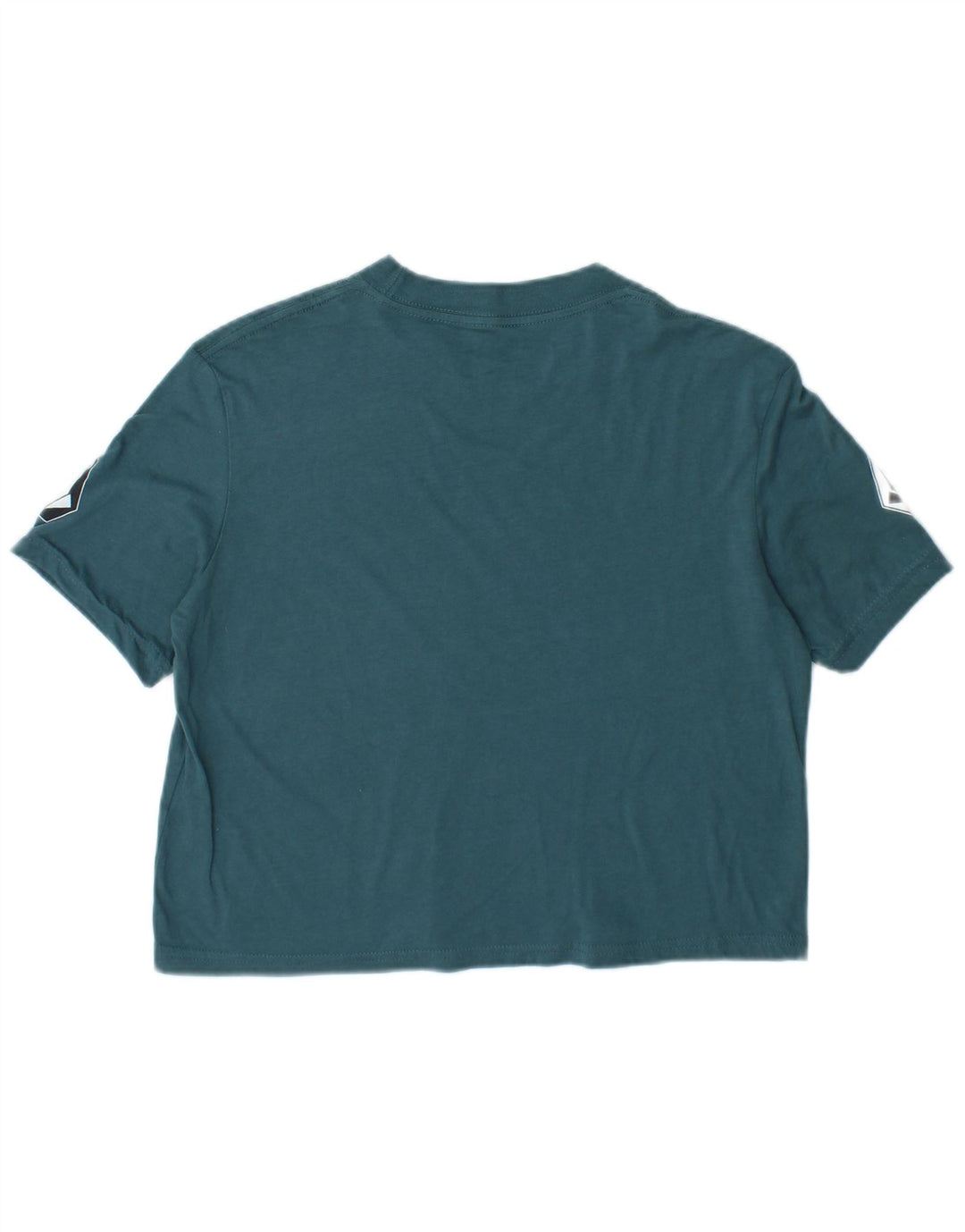 Damska koszulka o luźnym kroju z grafiką Volcom, rozmiar 4/6, mała niebieska