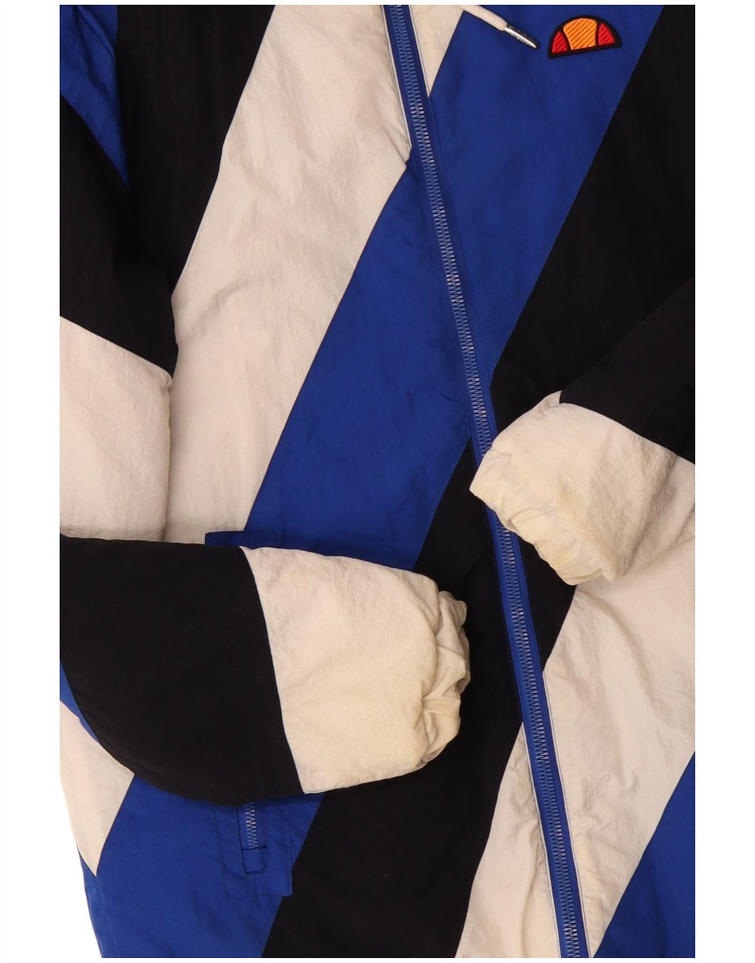 Męska ocieplana kurtka Ellesse UK 38, poliester w kolorze średnioniebieskim