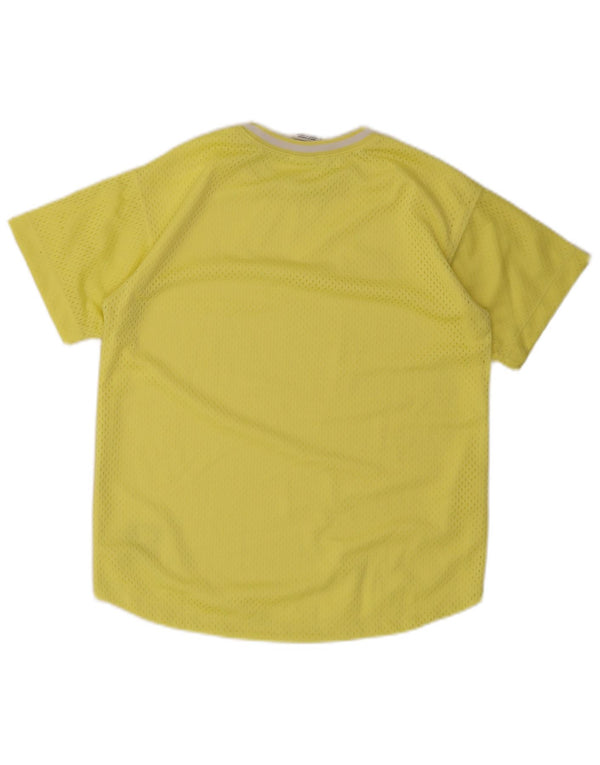 Damska koszulka Champion Oversize Graphic Top UK 6 XS w kolorze żółtym