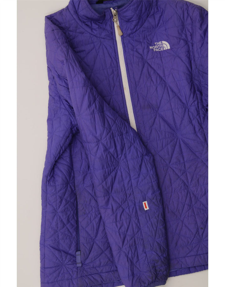 THE NORTH FACE Womens Quilted Jacket UK 16 Large Purple Polyester Vintage The North Face and Second-Hand The North Face from Messina Hembry 