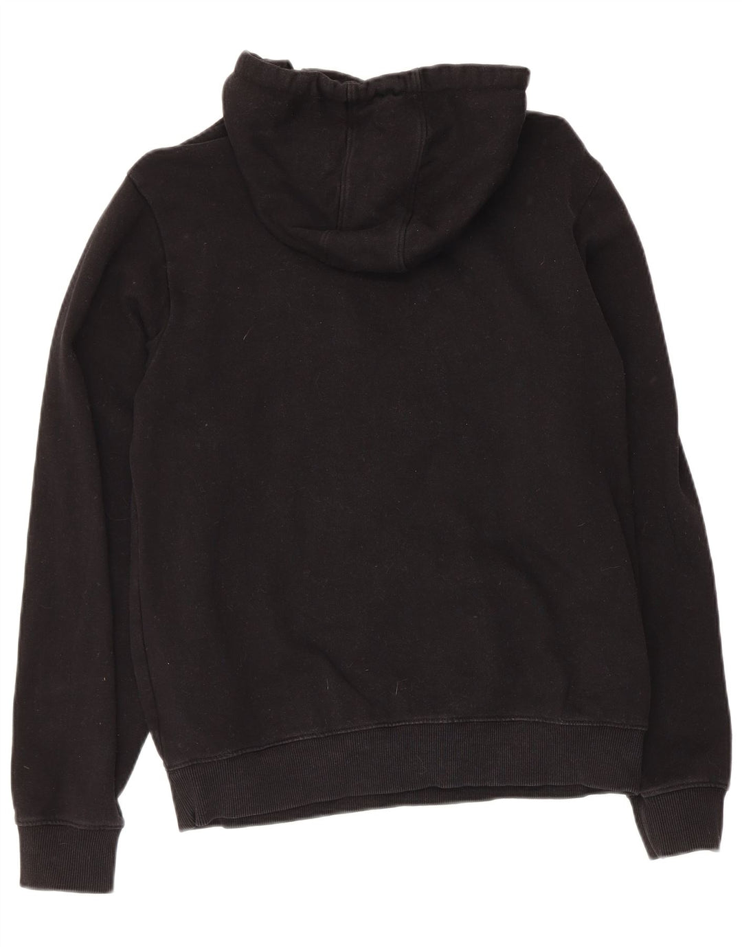 Męski sweter z kapturem Guess z grafiką, mały, czarny, bawełniany
