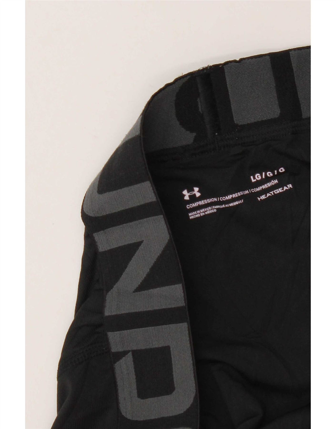 Męskie legginsy Under Armour Heat Gear Graphic, duże, czarne