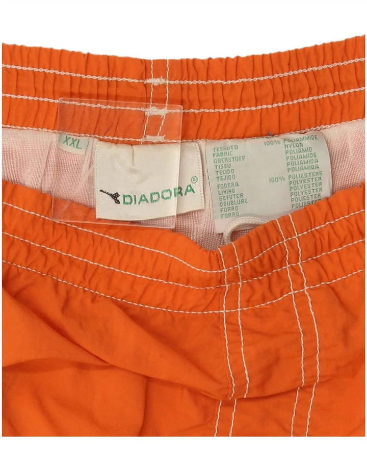 Męskie spodenki kąpielowe Diadora 2XL Pomarańczowy poliamid
