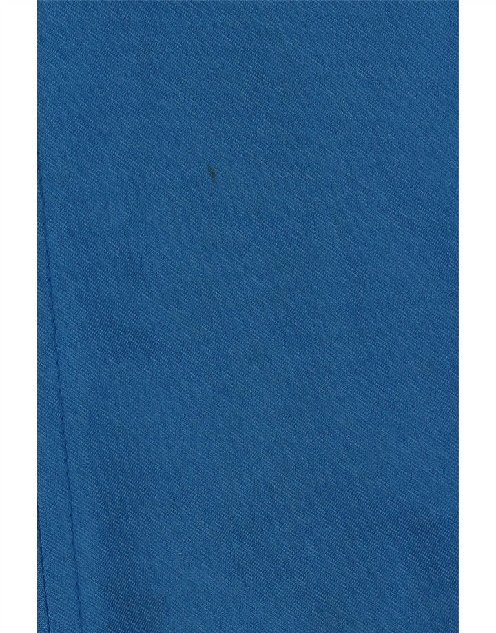 KIO JERSEY Womens A-Line Skirt EU 40 Medium W28  Blue Wool Vintage Kio Jersey and Second-Hand Kio Jersey from Messina Hembry 