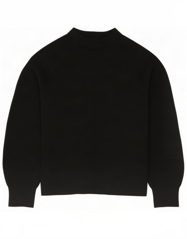 Sweter damski Zara z golfem UK 12, średni czarny akryl