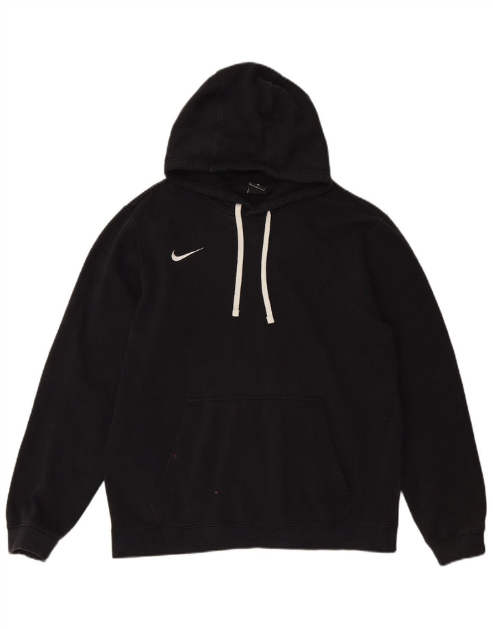 Męski sweter z kapturem NIKE, duży, czarny, bawełniany