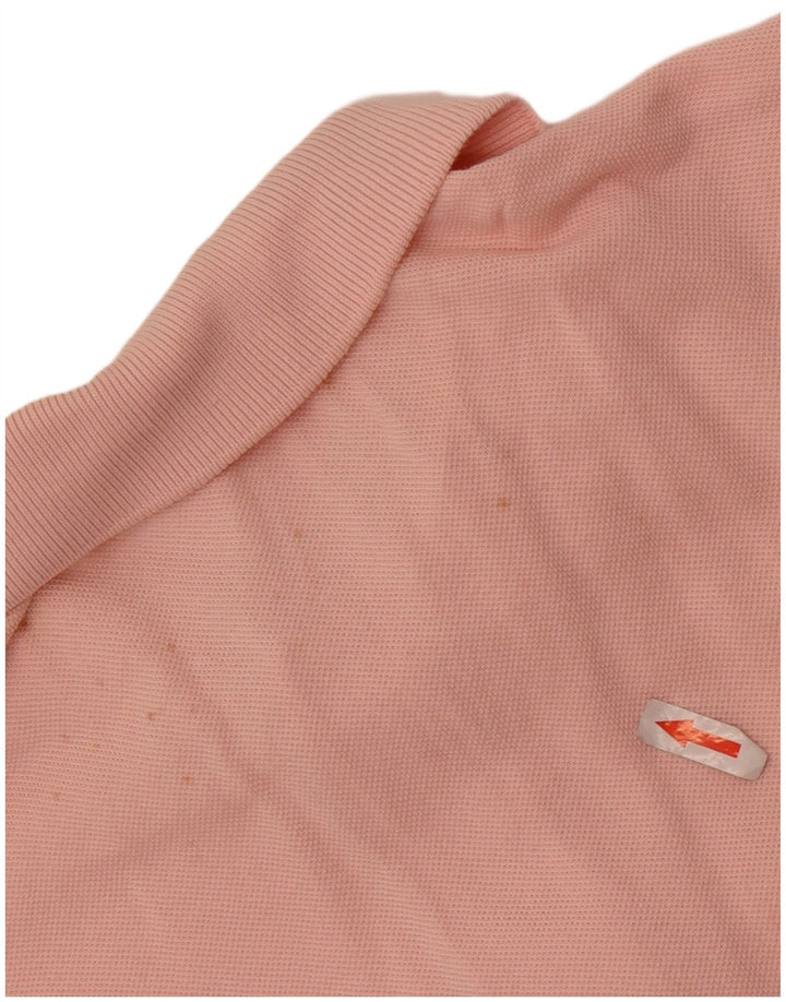 Męska koszulka polo Lacoste, rozmiar 5, duża, różowa, bawełniana