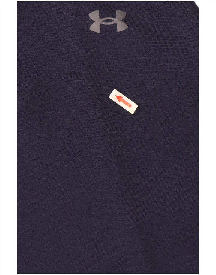 Męska koszulka polo Under Armour XL, granatowa, poliestrowa