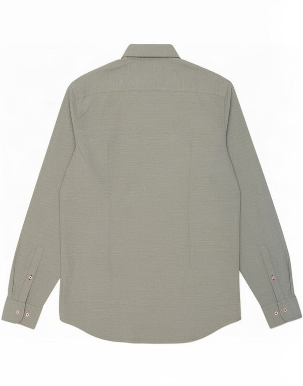 Koszula męska Slim Fit Tommy Hilfiger XL, zielona bawełna