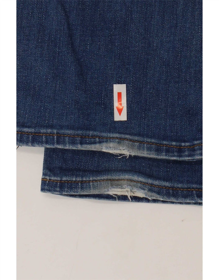 Damskie jeansy Superdry Imogen Slim W32 L32 Niebieskie, bawełniane
