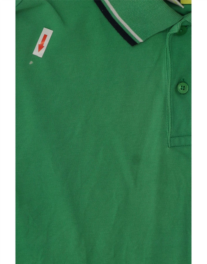 Męska koszulka polo Diadora, średnia zielona bawełna