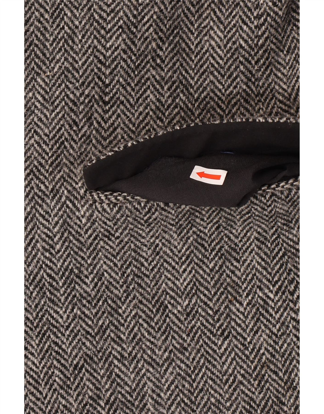 Męska marynarka HARRIS TWEED UK 40, duża, szara klasyczna jodełka