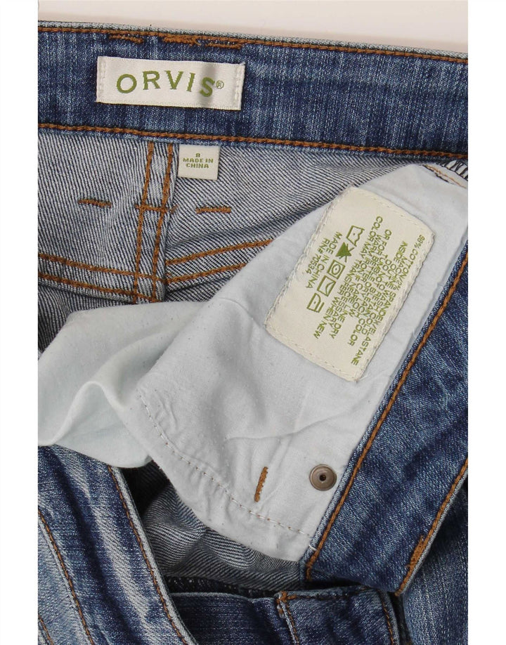 Damskie jeansy Orvis Slim US 8 Medium W34 L30 Niebieskie bawełniane