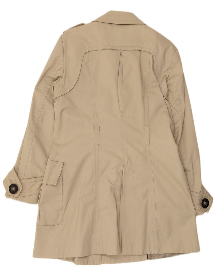 Damski trencz Zara UK 14, duży, beżowy nylon