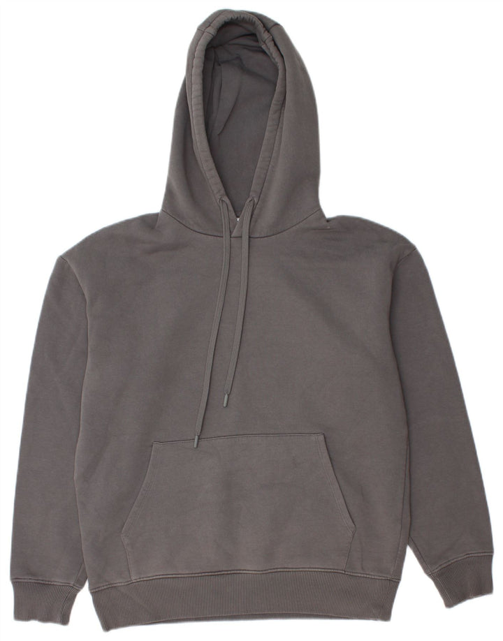 Męski sweter z kapturem ZARA, mały, szary, bawełniany
