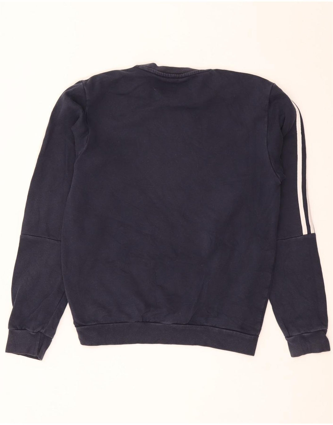 Adidas Męska Bluza Sweter Mały Granatowy Bawełniany