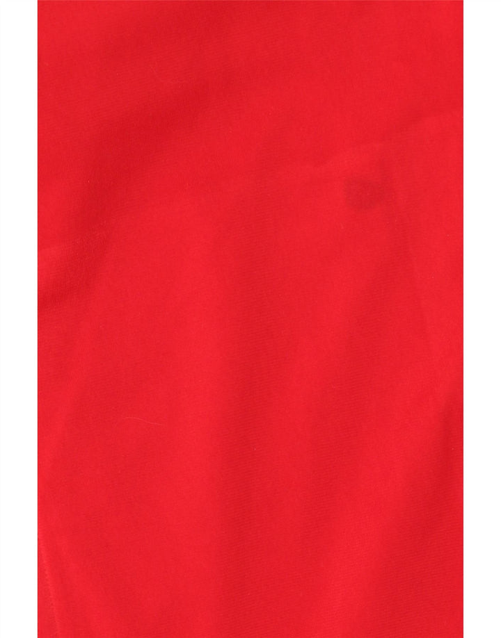 Kurtka dresowa męska adidas FSV Trier-Tarforst Graphic, średnia czerwona