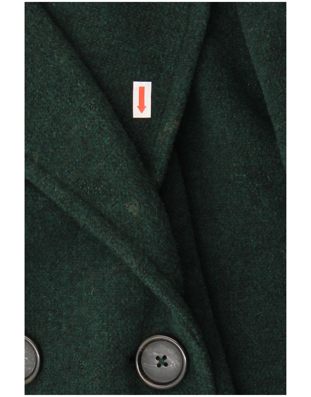 Marks & Spencer Damski płaszcz dwurzędowy UK 20 2XL Zielona wełna