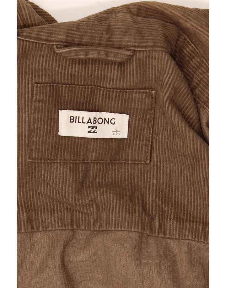 Męska kurtka sztruksowa Billabong UK 40, duża brązowa