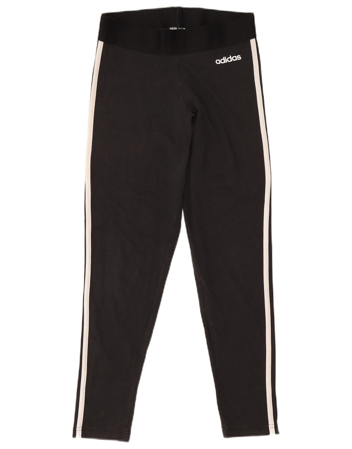 Legginsy damskie Adidas UK 12/14 Średnia czarna bawełna