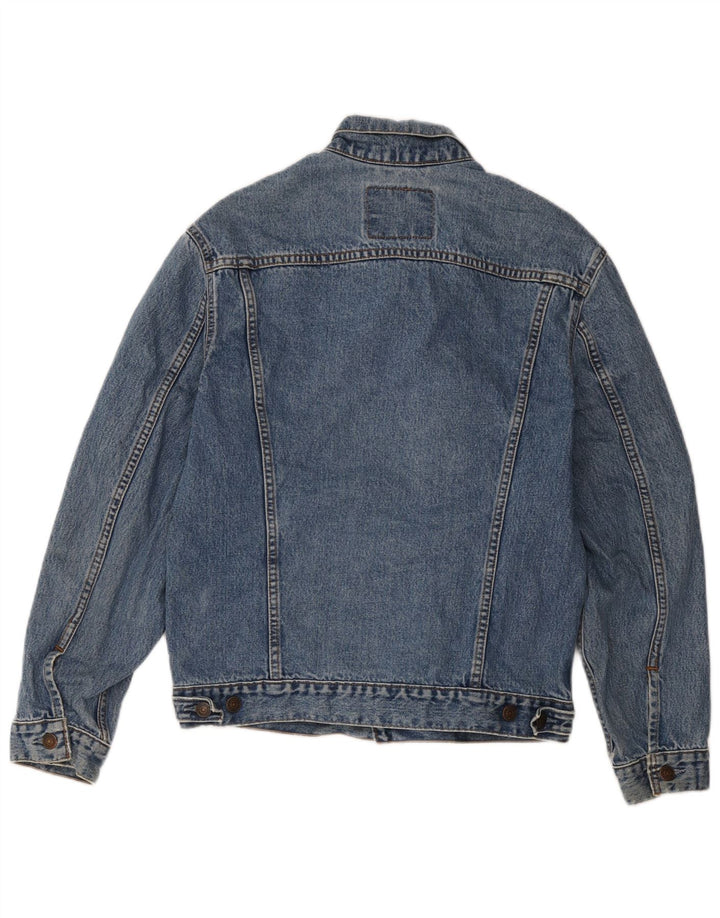 Męska kurtka dżinsowa Levi's UK 38, średnia niebieska, bawełniana