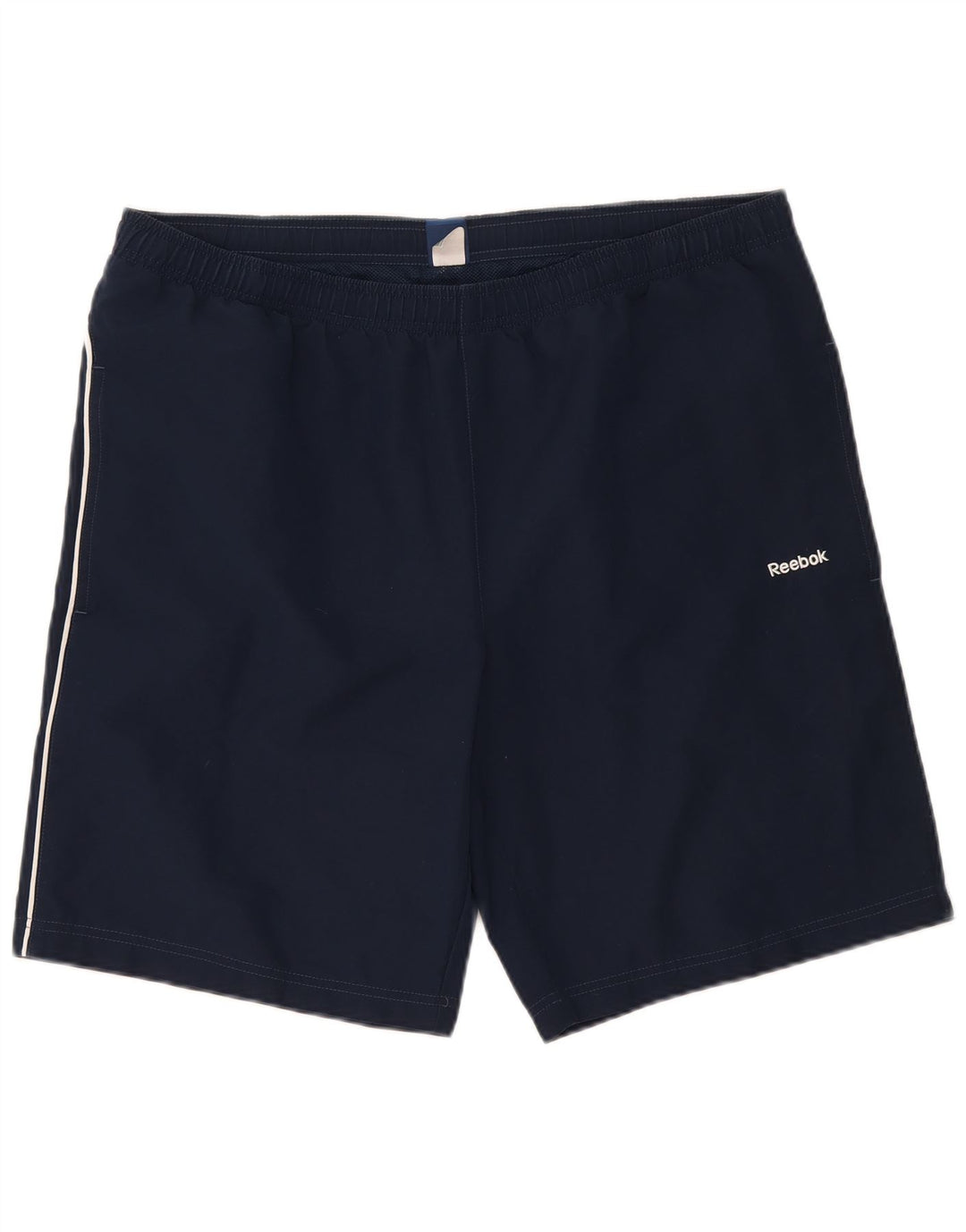 Męskie spodenki sportowe Reebok, duże, granatowe, z poliestru