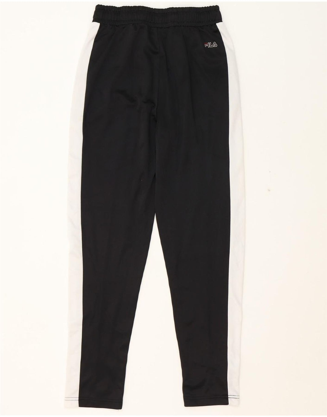 FILA Mens Tracksuit Trousers Small  Black Colourblock Polyester Vintage Fila and Second-Hand Fila from Messina Hembry 