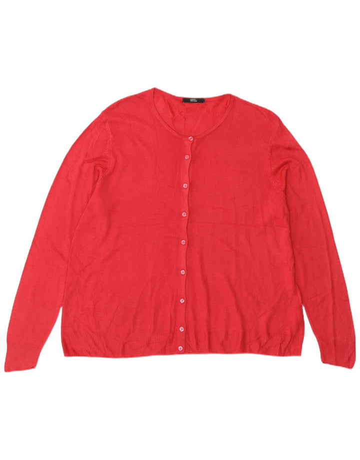 Marks & Spencer Damski sweter kardigan UK 22 3XL Różowy