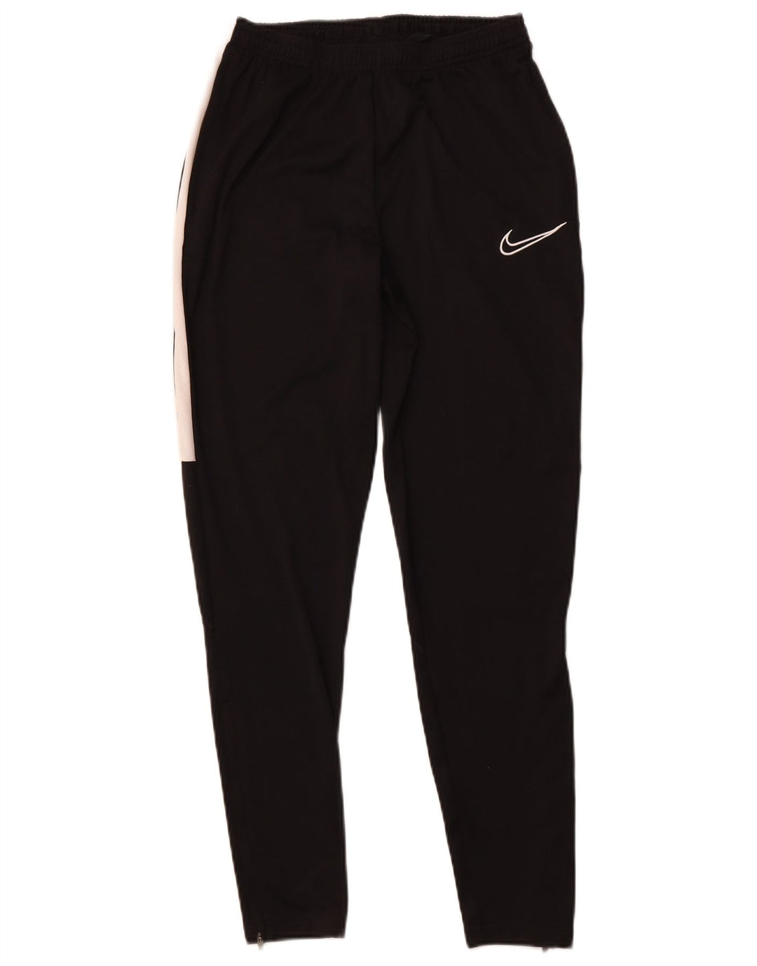 Męskie spodnie dresowe NIKE Dri Fit, mały, czarny poliester z blokami kolorów