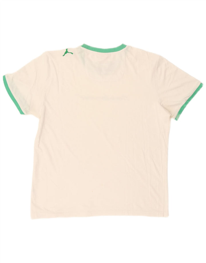 Męski T-shirt Puma z grafiką, duży, biały