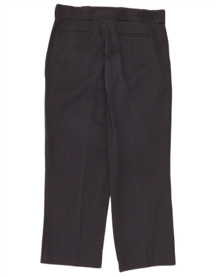 Męskie proste spodnie chino Zara EU 44 Large W34 L28 Szary poliester