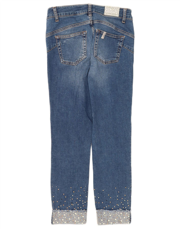 Damskie jeansy Liu Jo W28 L25 Niebieskie
