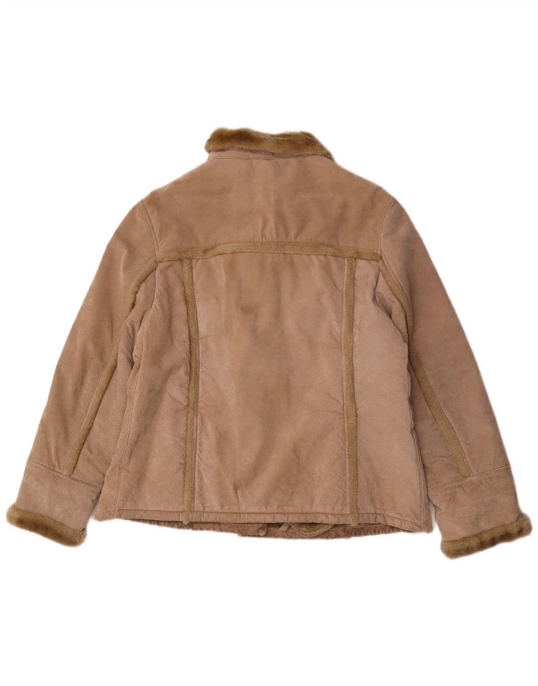 Damska kurtka oversize Avitano Shearling EU 42, duża, beżowa