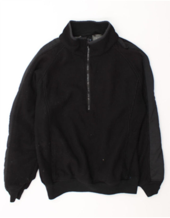 Męski sweter polarowy Dickies XL z zamkiem błyskawicznym XL, czarny poliester