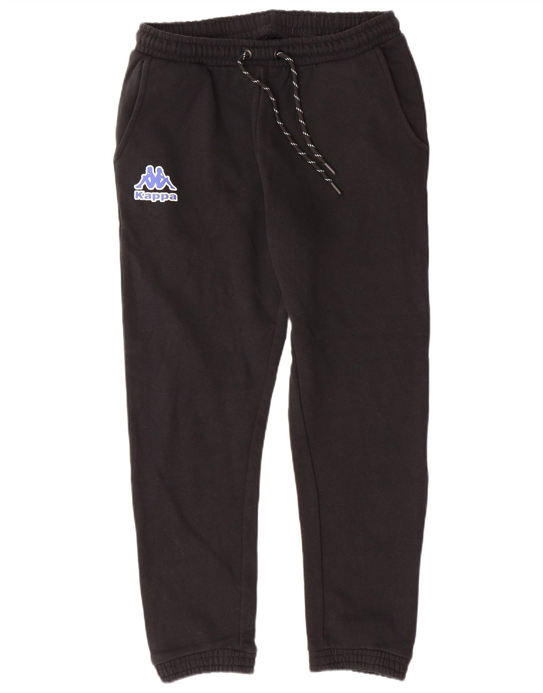 KAPPA Mens Tracksuit Trousers Joggers Medium  Black Cotton
