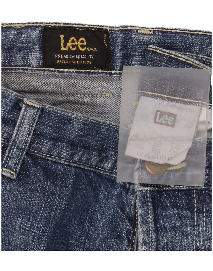 Męskie jeansy Lee Freeburn Straight W40 L32, niebieskie, bawełniane