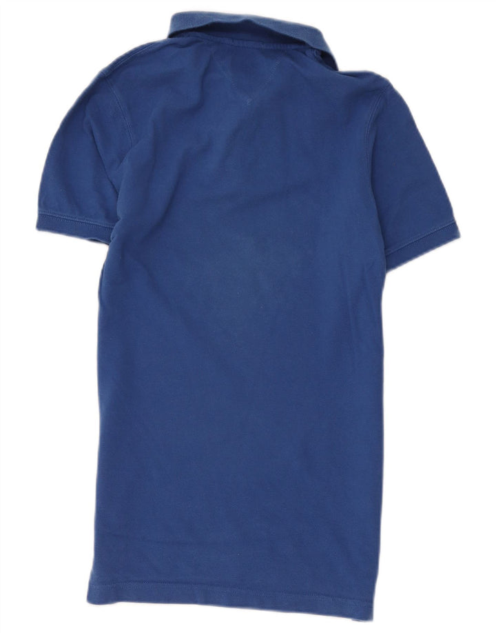 Męska koszulka polo Tommy Hilfiger, mała, niebieska, bawełniana