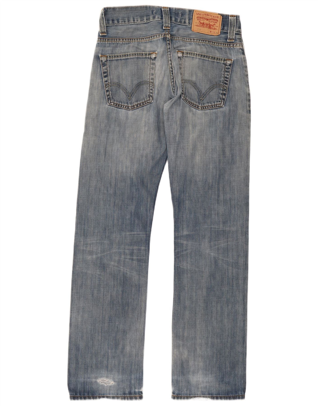Męskie dżinsy Levi's 506 o standardowym kroju W30 L34 Niebieskie