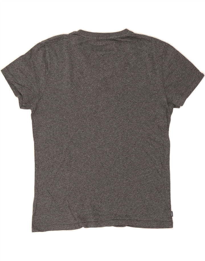 SUPERDRY Mens T-Shirt Top Large Grey Cotton Vintage Superdry and Second-Hand Superdry from Messina Hembry 