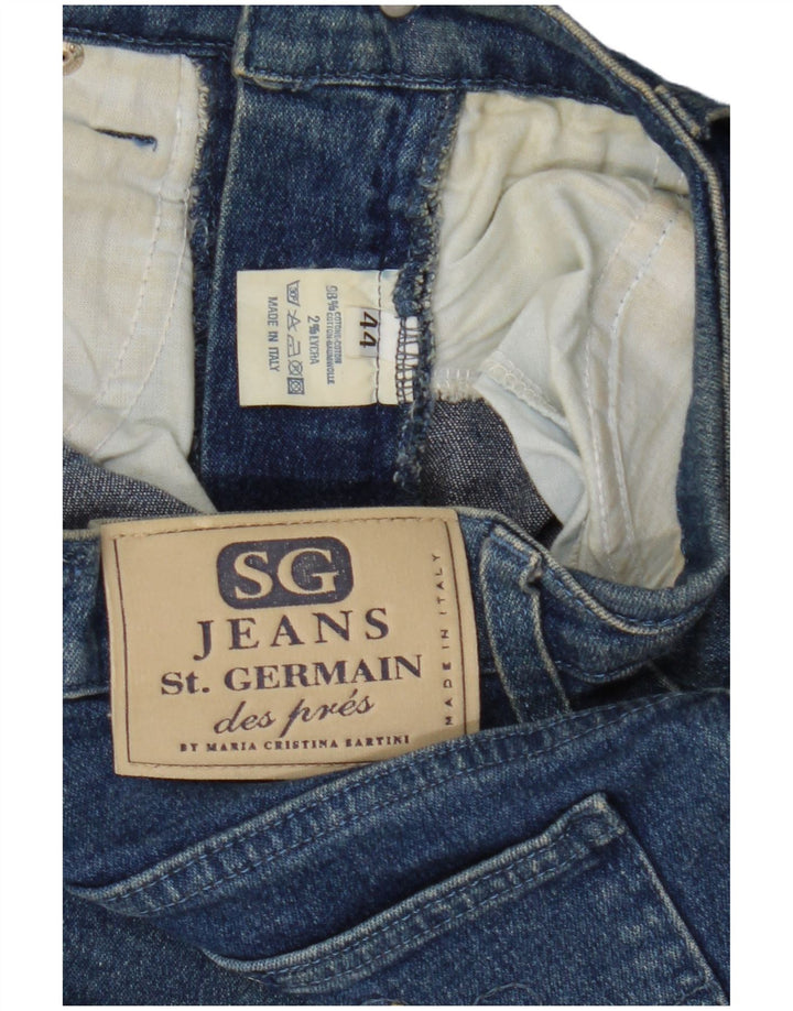 Damskie jeansy zwężane St. Germain IT 44 Medium W27 L29 Niebieskie bawełniane