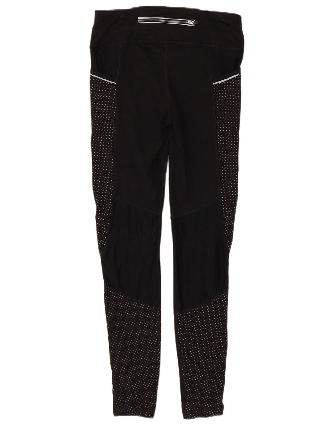 Legginsy damskie ATHLETA UK 6 XS, poliester w czarne cętki