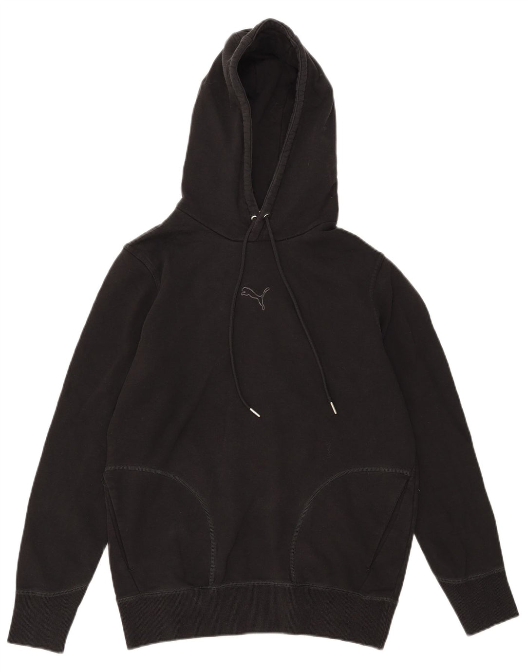 Męski sweter z kapturem Puma, mały, czarny, bawełniany