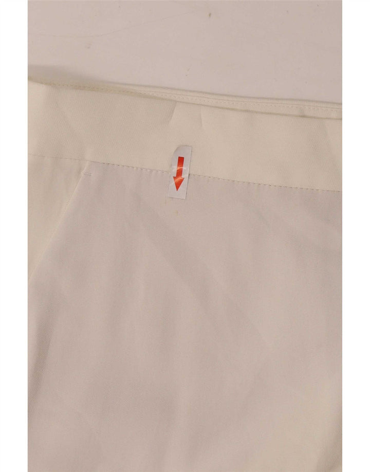 Spodnie Capri Damskie Massimo Dutti EU 42 Large W32 L23 Biała Wiskoza