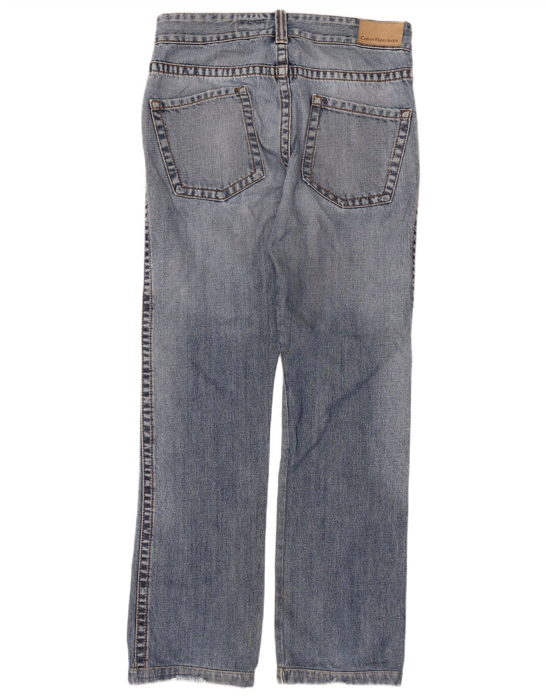 Damskie jeansy Calvin Klein Straight W32 L31 Niebieskie