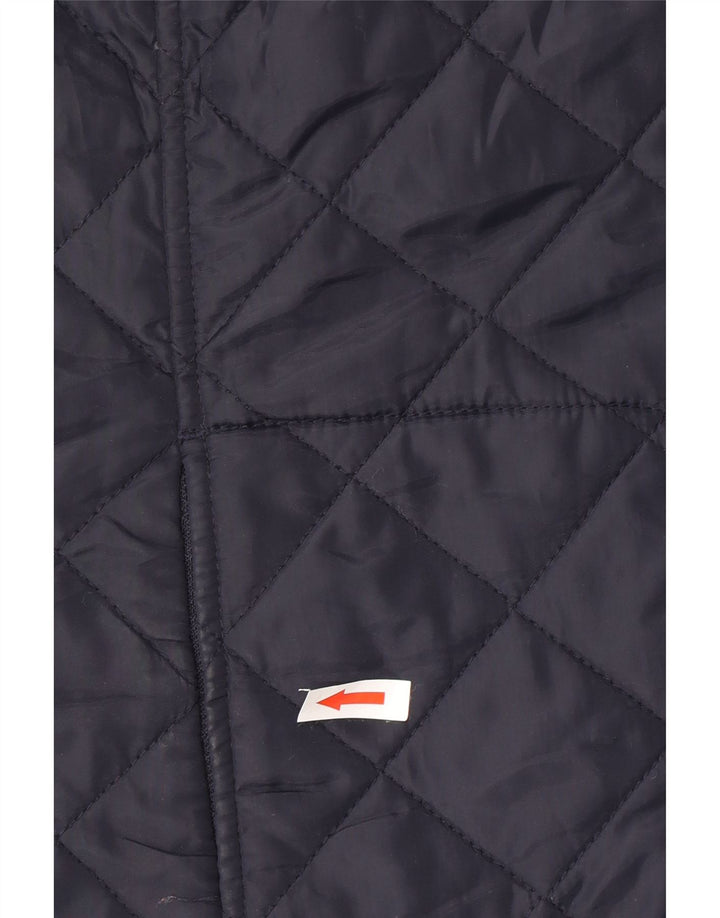 Damska pikowana kurtka Joules UK 18 XL, granatowa, poliester