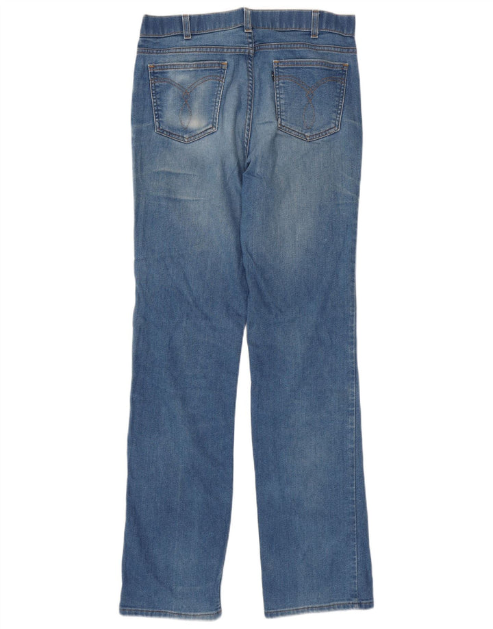 Męskie proste dżinsy Levi's W34 L34 Niebieskie bawełniane