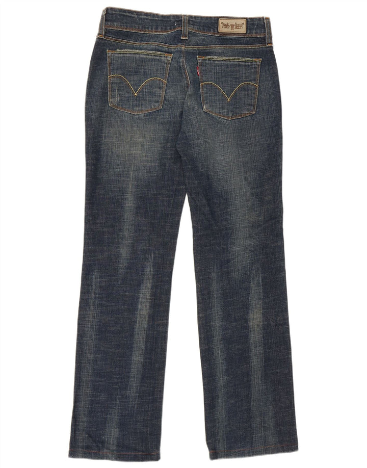 Damskie dżinsy Levi's 570 Straight W32 L29 Granatowa bawełna